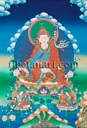 Padmasambhava and his Consorts (Guru Rinpoche)