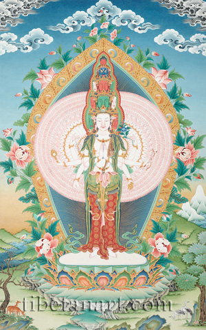 Thousand-armed Avalokiteshvara (Chenrezig)