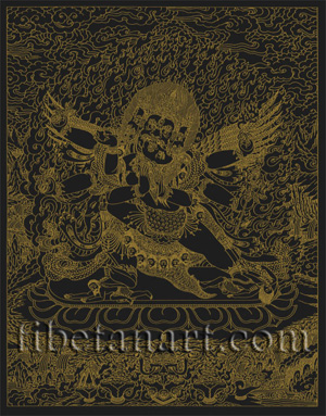 Vajrakila [Gold on Black]