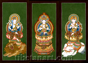 Trinity of Vairocana, Manjushri and Samantabhadra