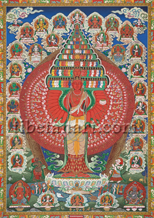 Thousand-armed Sristhikanta Lokeshvara