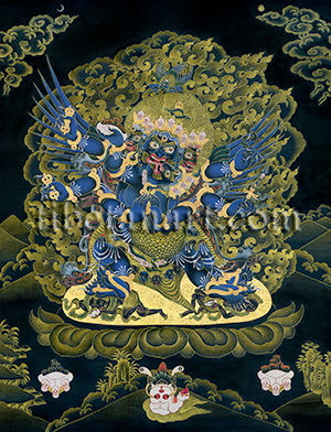 Phurba Kilaya Vajrakila Phurbu Tibet und Doppel dorje 15 Cm Peterandclo 2235 