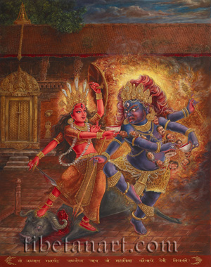 Kaumari With Chanda Bhairava
