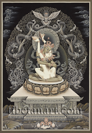 B/W Vajradhara (Dorje Chang)